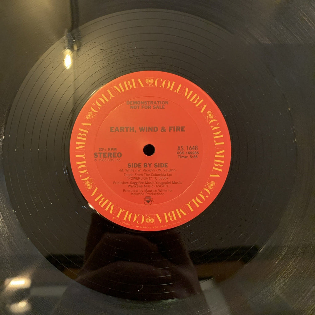 Earth, Wind & Fire - Side By Side (Columbia) 12", Promo, NM+