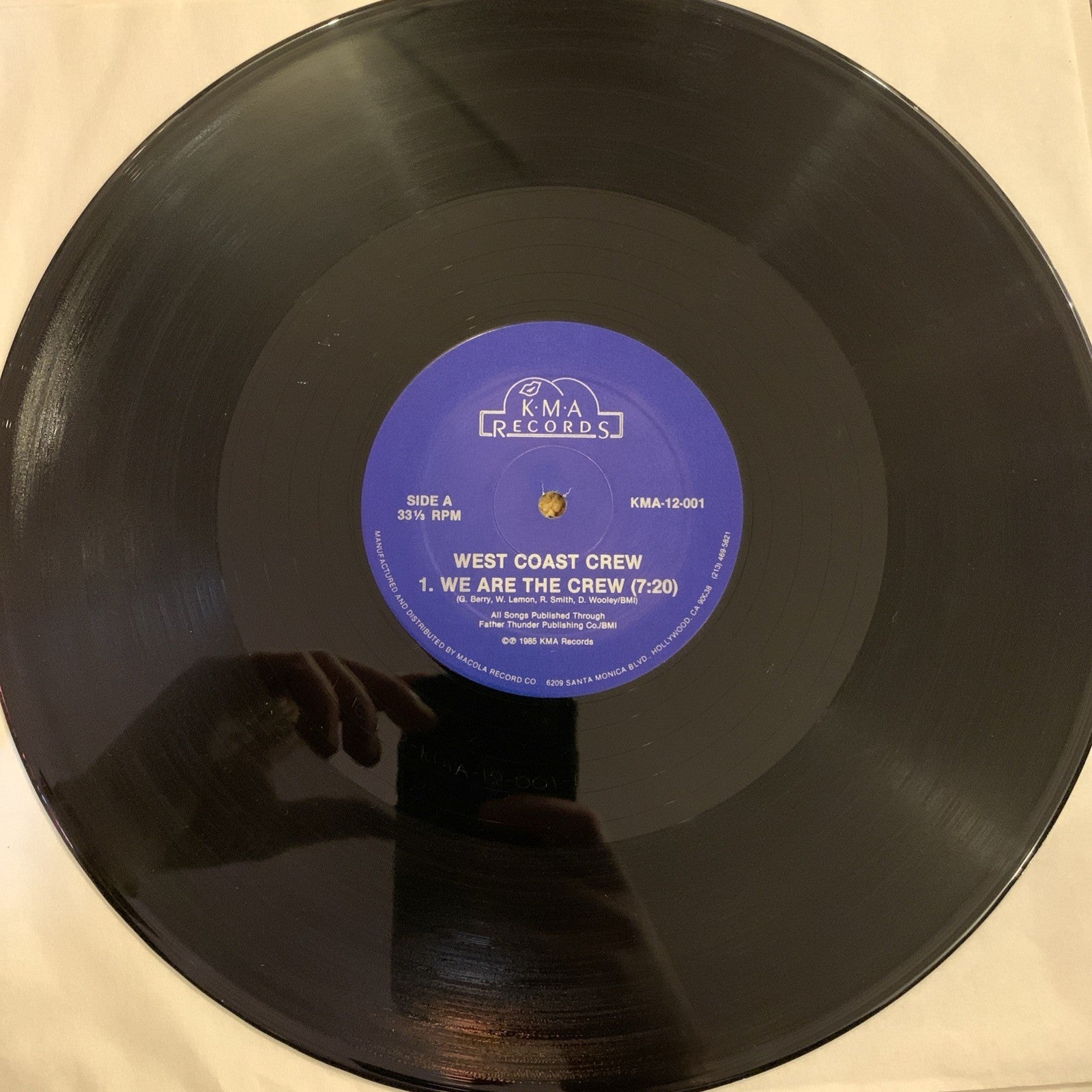 West Coast Crew – We Are The Crew -  KMA Records ‎– KMA-12-001 - NEAR MINT+