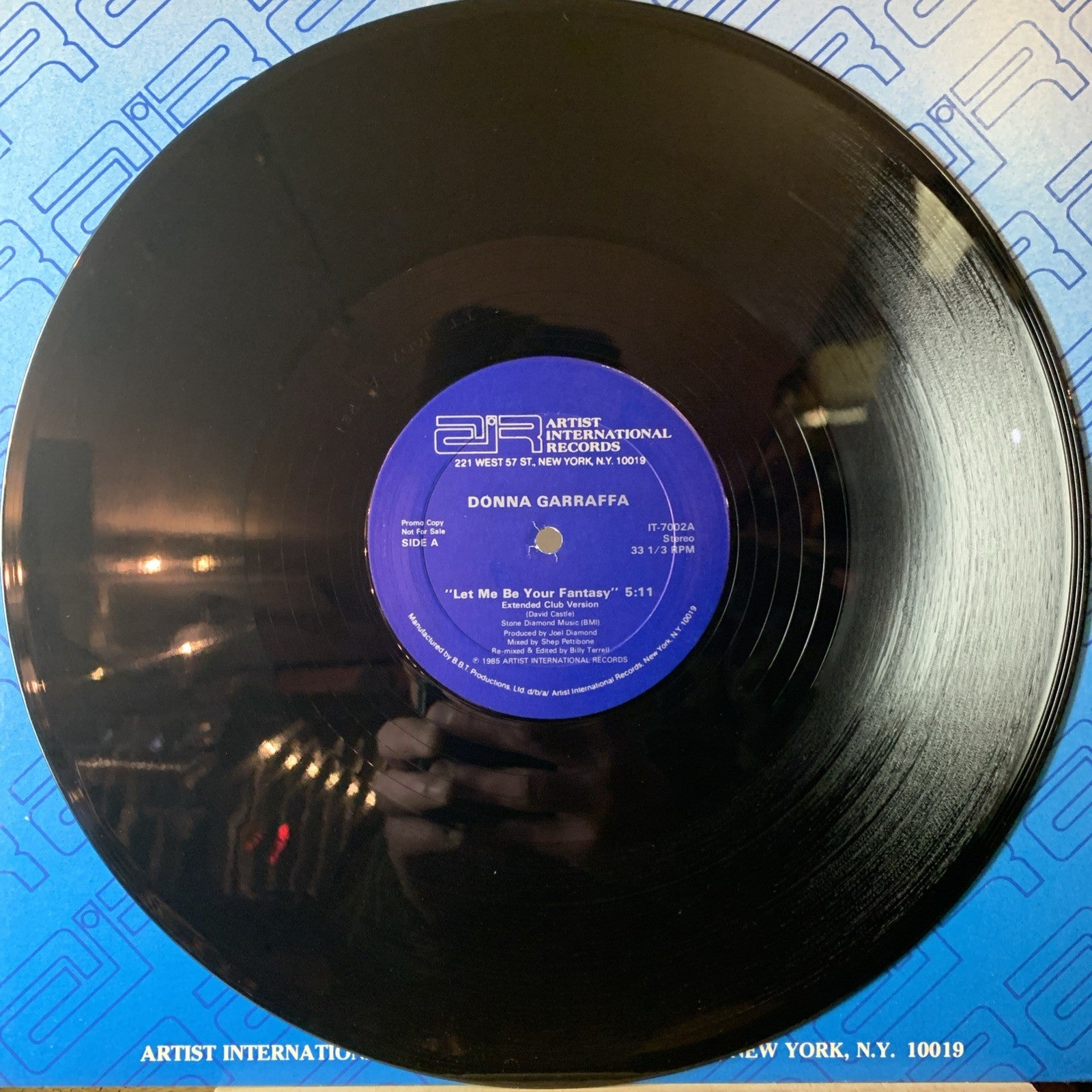 Donna Garraffa ‎– Let Me Be Your Fantasy - T-7002 - 12” Promo - NM (M-)