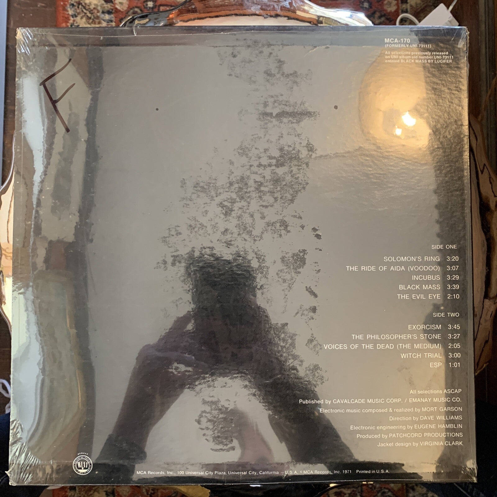Black Mass Lucifer - MCA-170 1980 RE - MINT SEALED