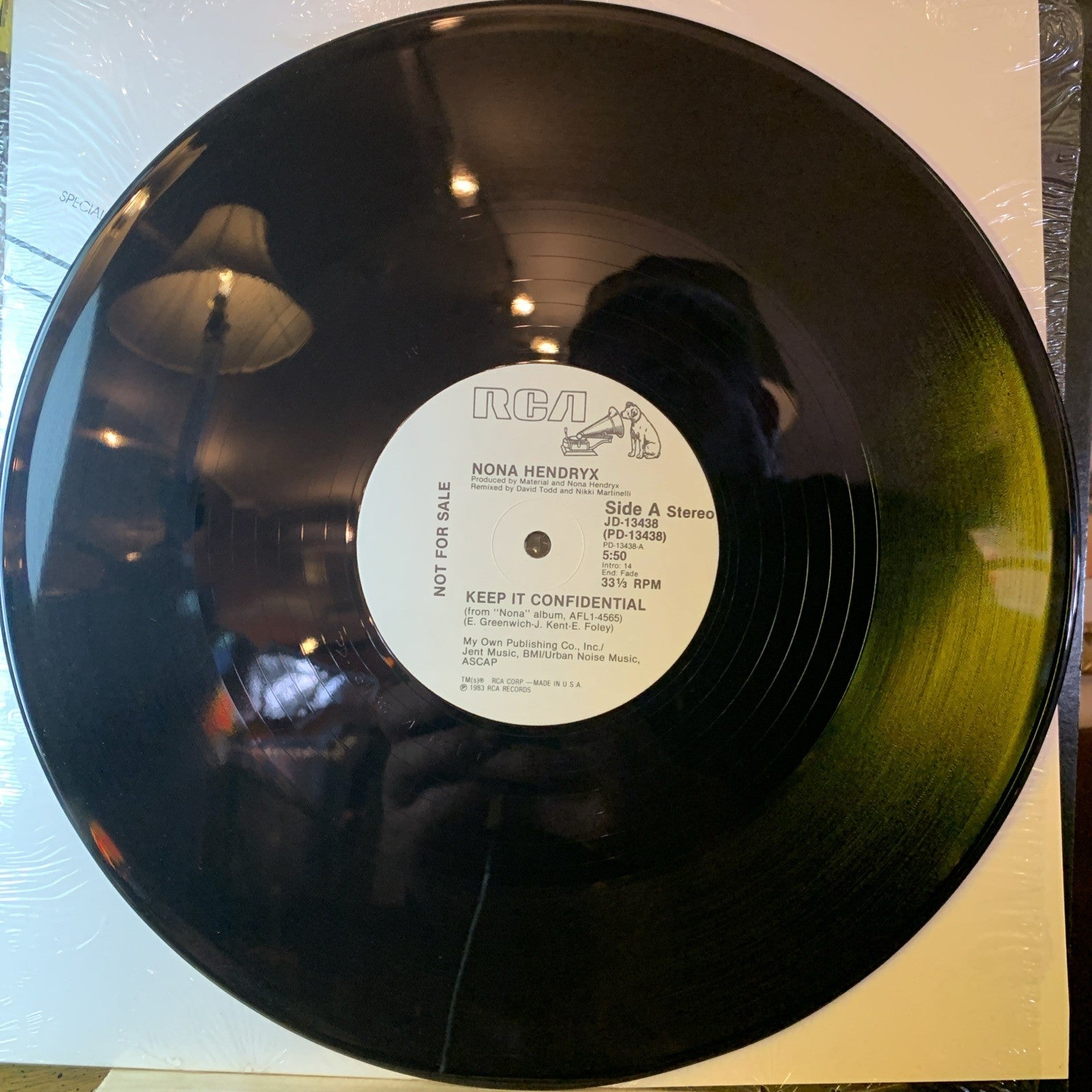 Nona Hendryx ‎– Keep It Confidential - RCA Victor ‎– JD-13438 12” Promo NM (M-)