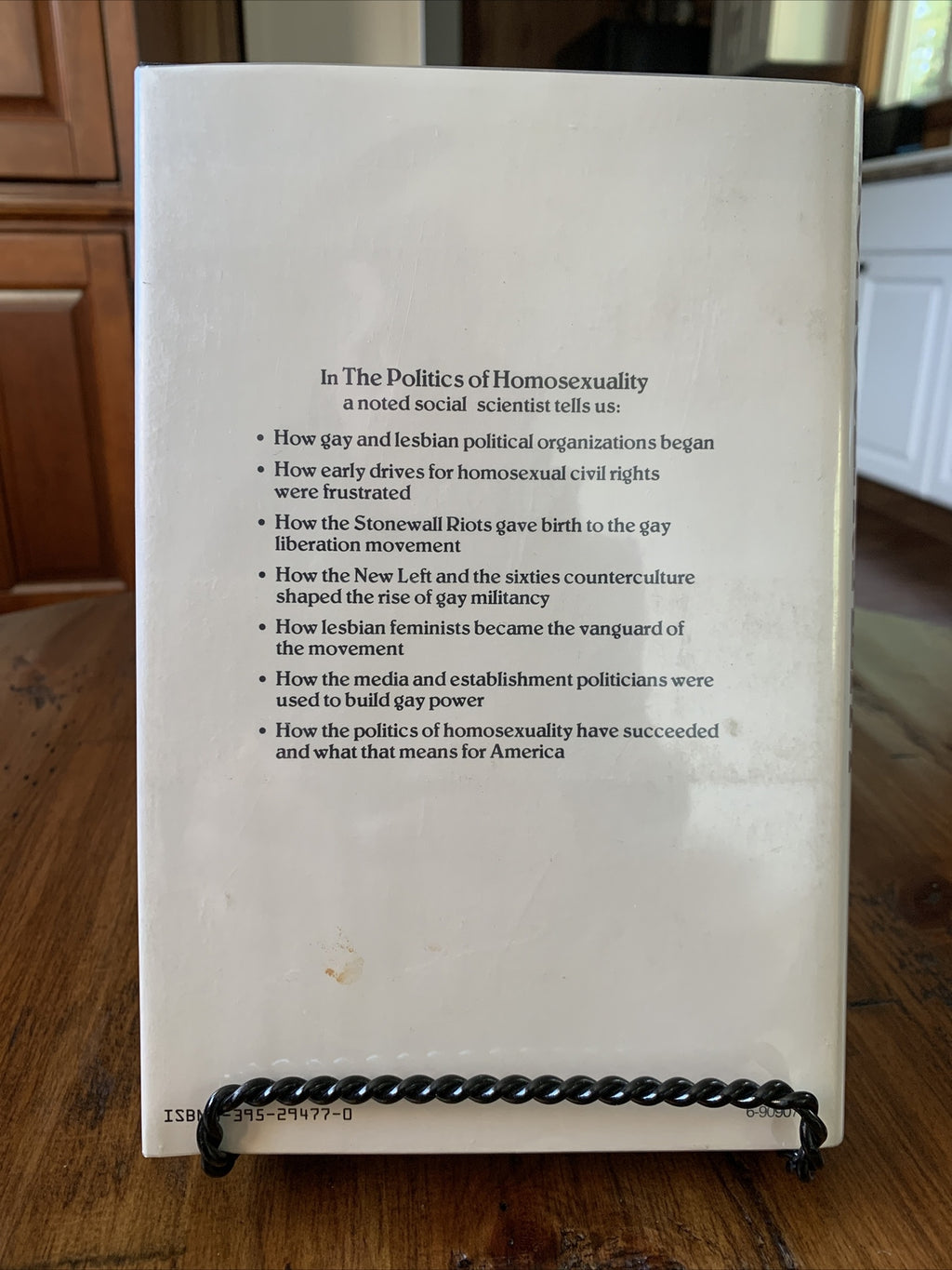 The Politics of Homosexuality - Toby Marotta - Inscribed First Edition