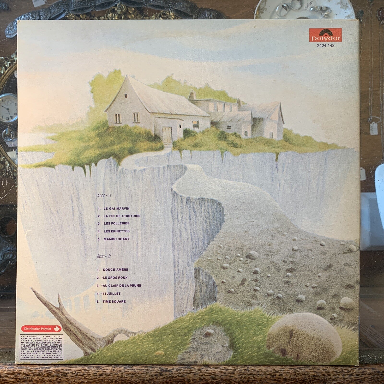 MANEIGE NI VENT NI NOUVELLE CANADA IMPORT POLYDOR LABEL 2424 143 LP VG+/EX