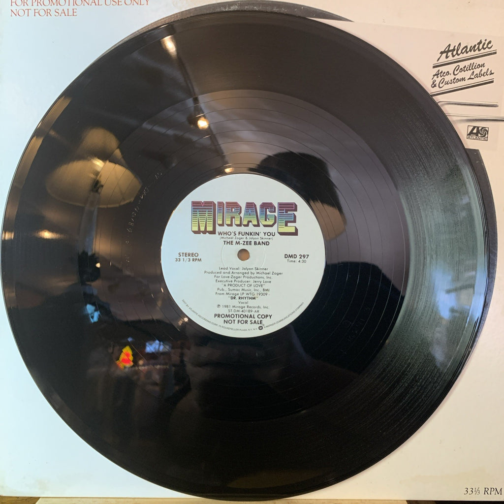 The M-Zee Band – Who's Funkin' You / Sure Shot - 12” Promo - NEAR MINT+
