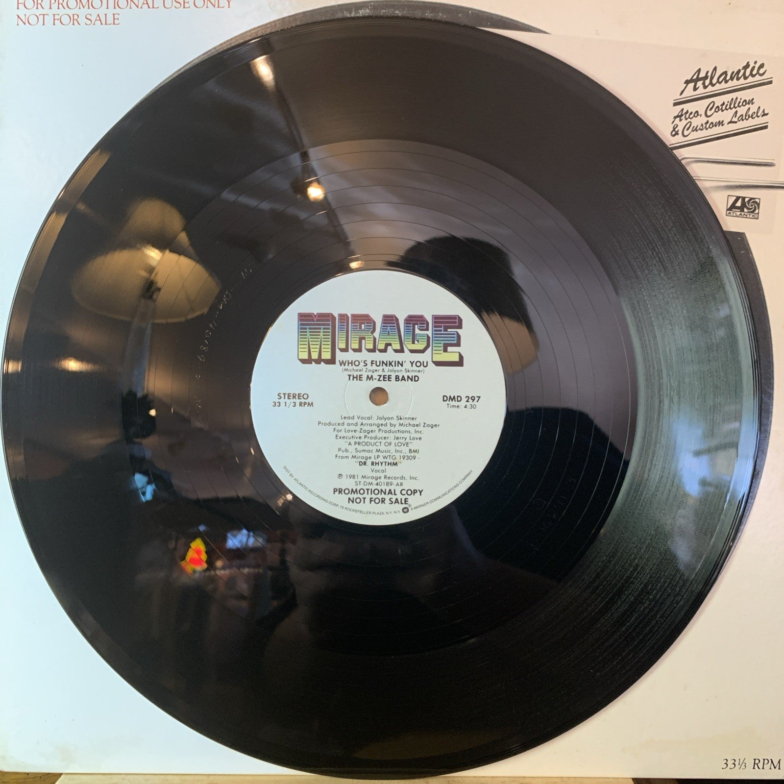 The M-Zee Band – Who's Funkin' You / Sure Shot - 12” Promo - NEAR MINT+