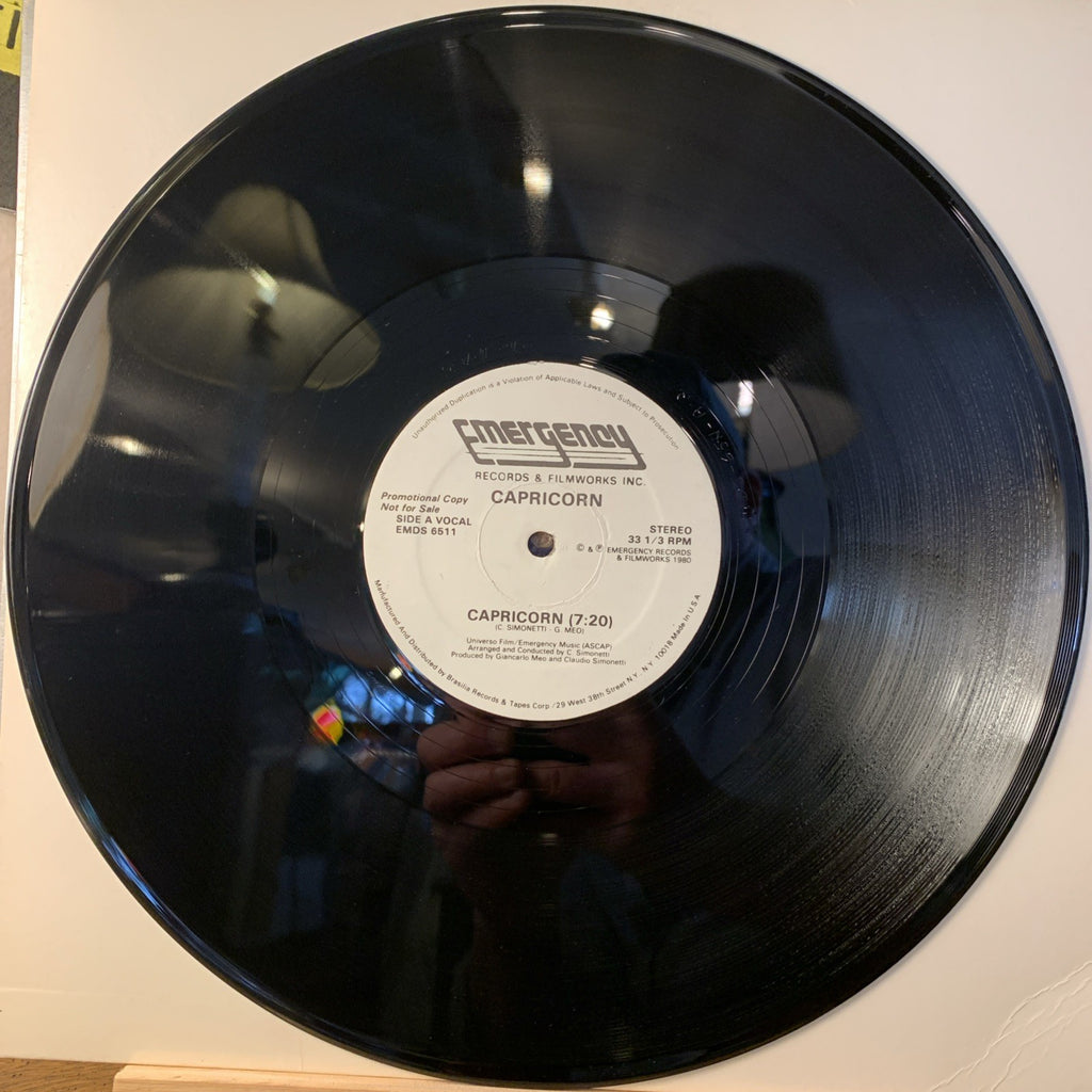 Capricorn – Capricorn Emergency Records – EMDS 6511 - 12” Promo - NEAR MINT+