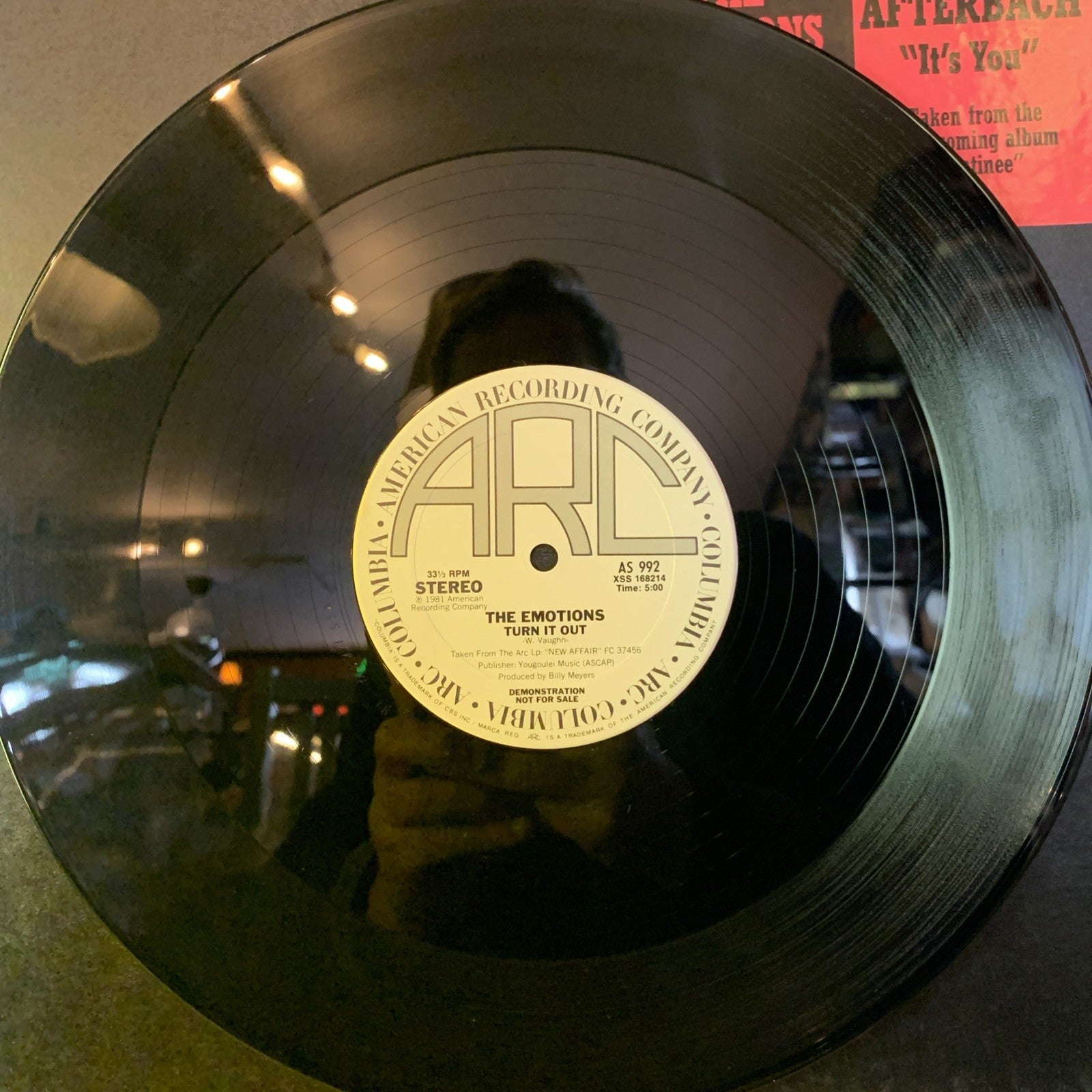 The Emotions / Afterbach – Turn It Out / It's You - ARC – AS 992 - 12” Promo NM