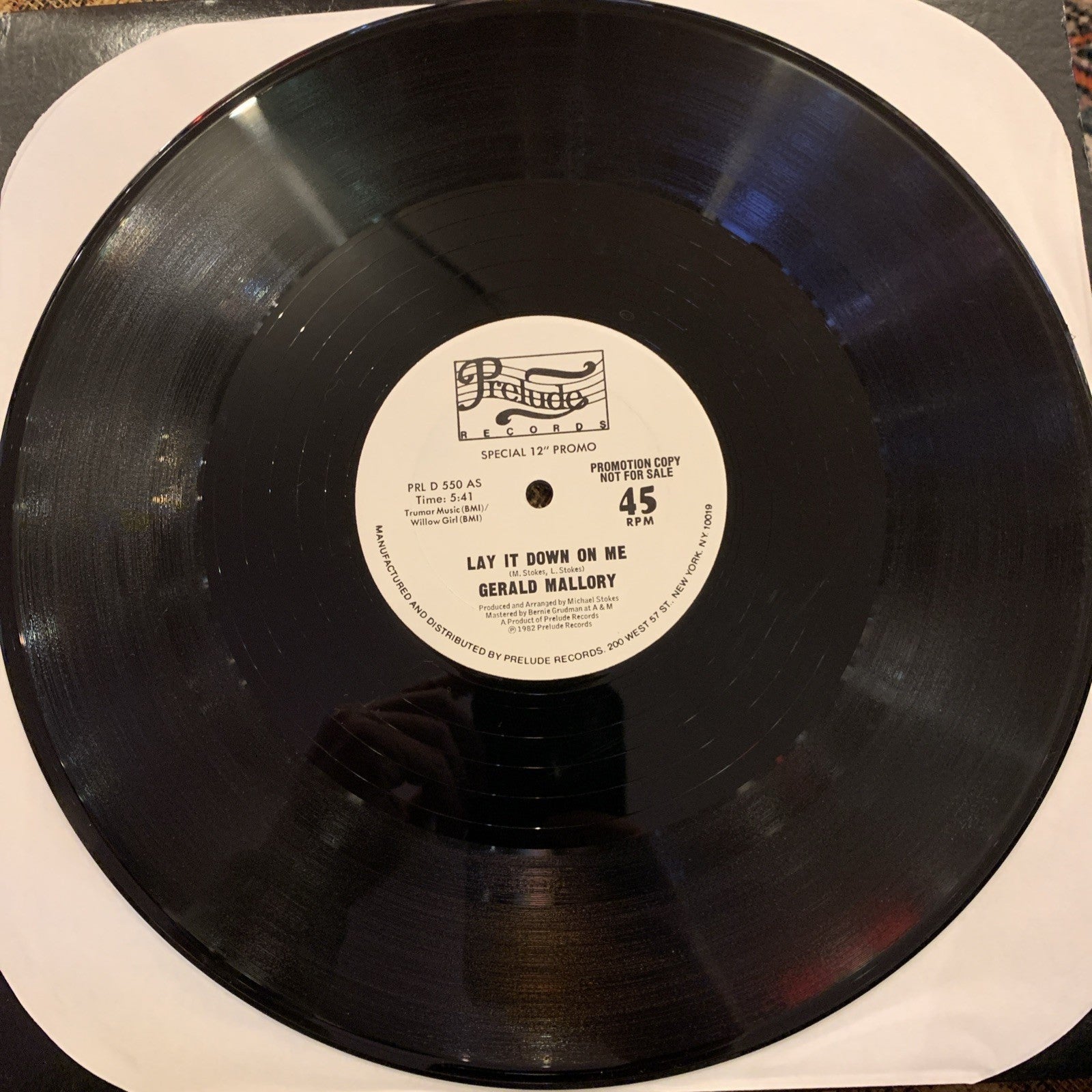 Gerald Mallory ‎– Lay It Down On Me -  Prelude Records ‎– PRL D 550 - NEAR MINT+