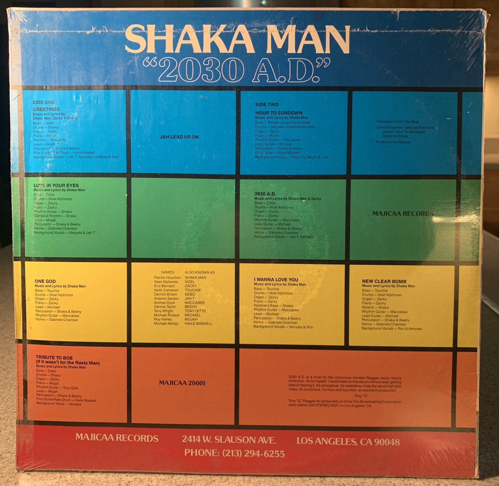Shaka Man “2030 A.D.”   - Vinyl LP Record - NEW SEALED