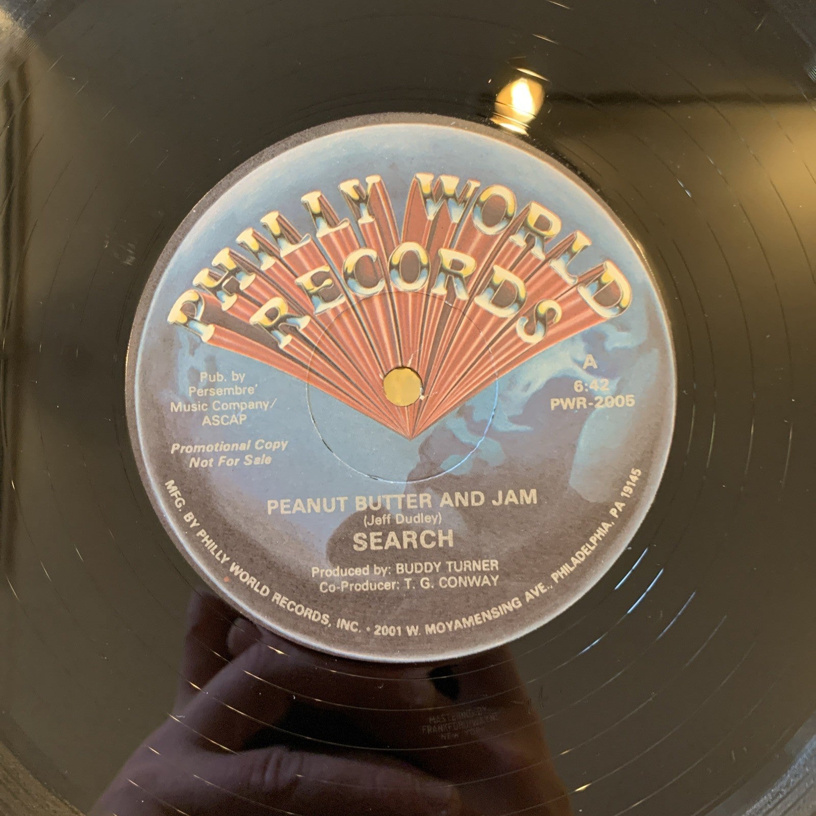 Search - Peanut Butter And Jam / Missing You - Near Mint 12” Single - PWR-2005