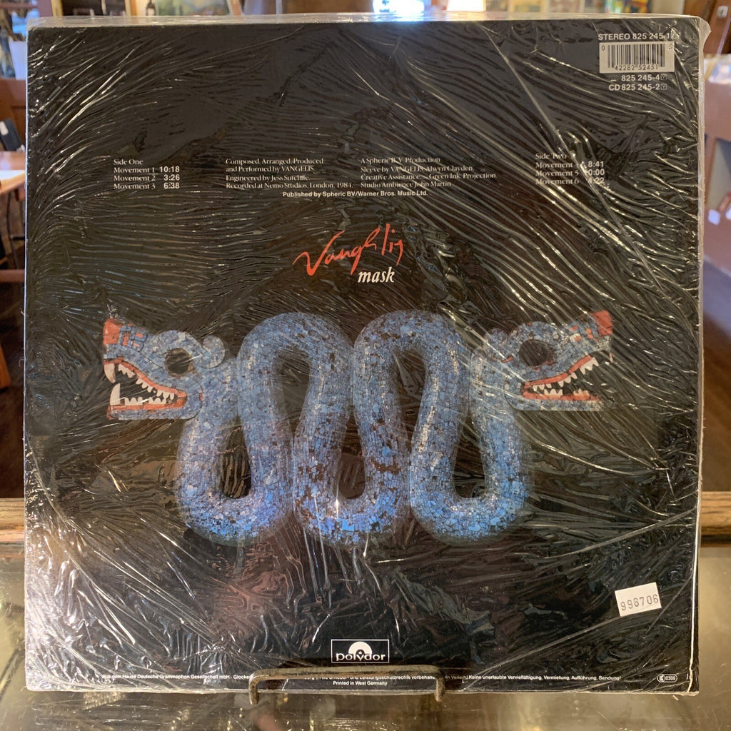 VANGELIS - VANGELIS MASK - SEALED - GERMAN PRESSING - VINYL LP