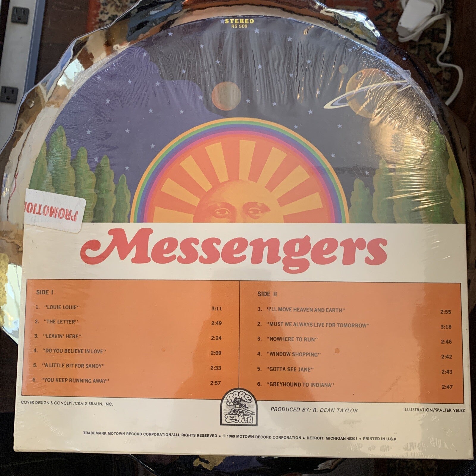 Rare Earth - Messengers - SEALED PROMO COPY - RS 509 - MINT