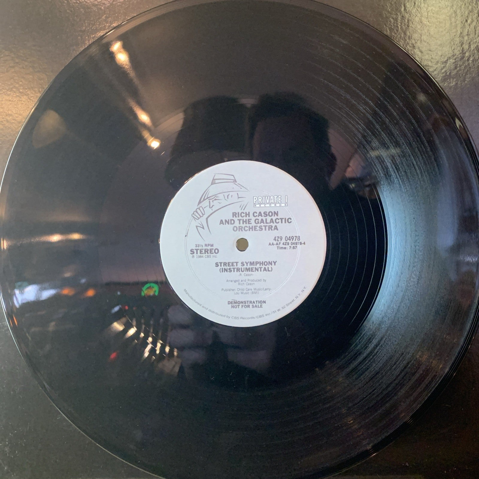 Rich Cason And The Galactic Orchestra – Street Symphony - 12” Promo - NM(M-)