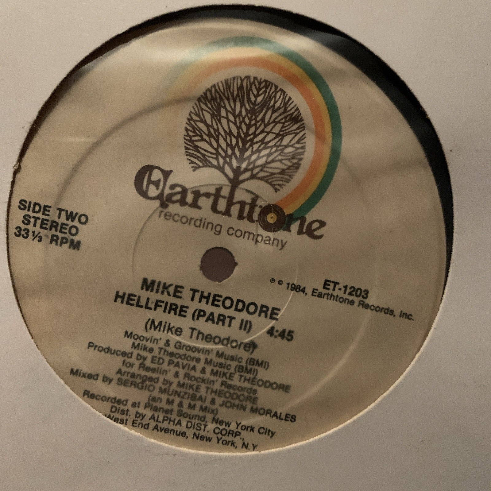 Mike Theodore – Hellfire - Earthtone Recording Company – ET-1203 - SEALED
