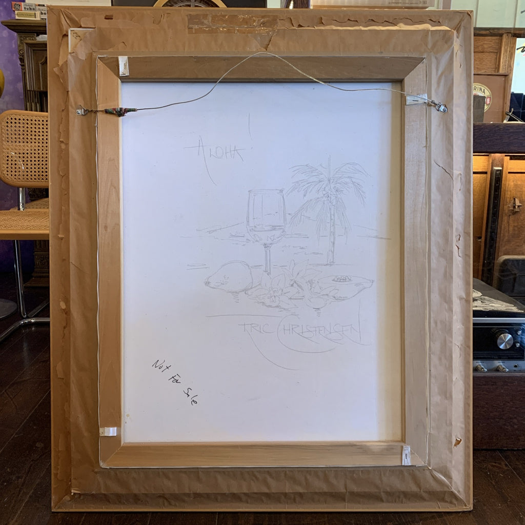 Erik Christensen Limited Edition Giclée On Canvas + Original Signed Sketch