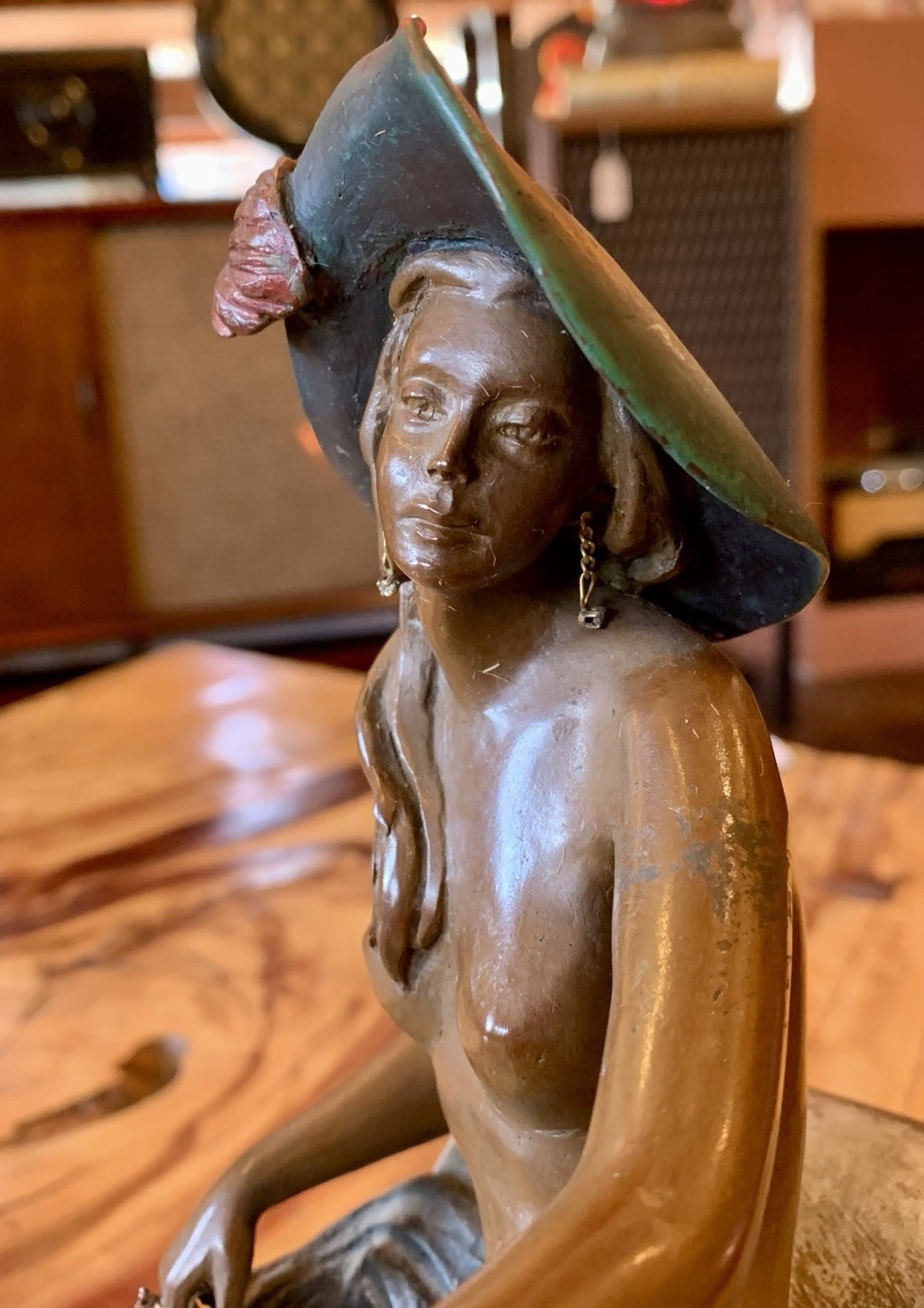 Art Nouveau Bronze Sculpture - Signed By Artist