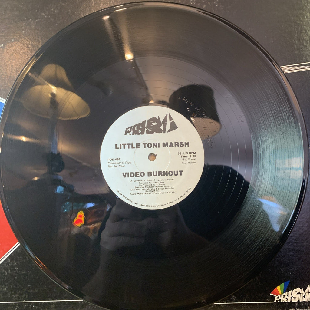 Little Toni Marsh ‎– Video Burnout -  Prism ‎– PDS 465 - 12” Promo - NM(M-)