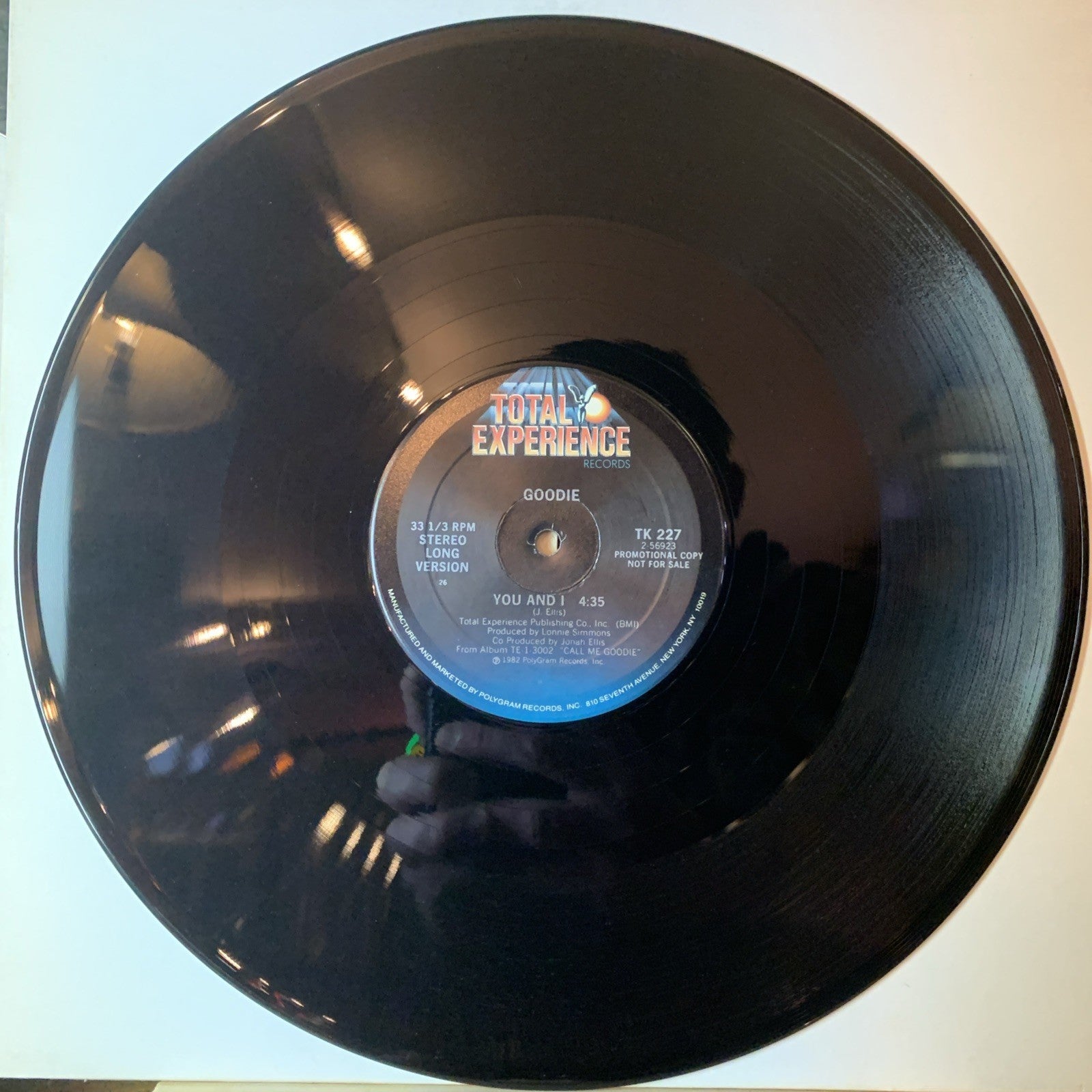 Goodie ‎– You And I - Total Experience Records ‎– TK 227 - 12” Promo - NM (M-)