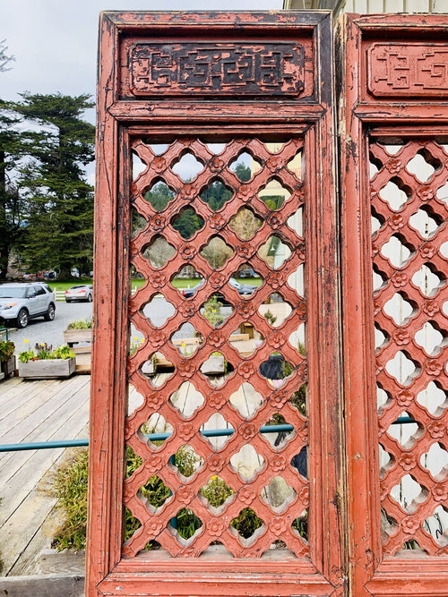 Antique Tibetan Screens