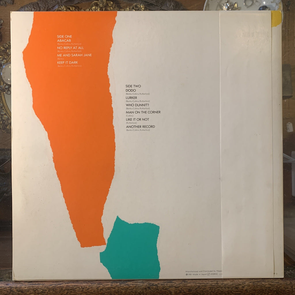 GENESIS Abacab 1981 VERTIGO Japan LP EX+/NM OBI Insert 25PP-32