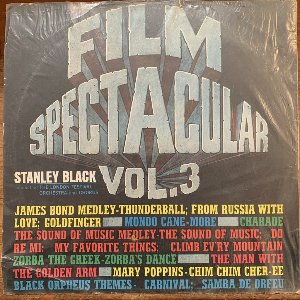 STANLEY BLACK - FILM SPECTACULAR VOL 3 - LP - TAIWAN PRESSING - RED VINYL - VG++