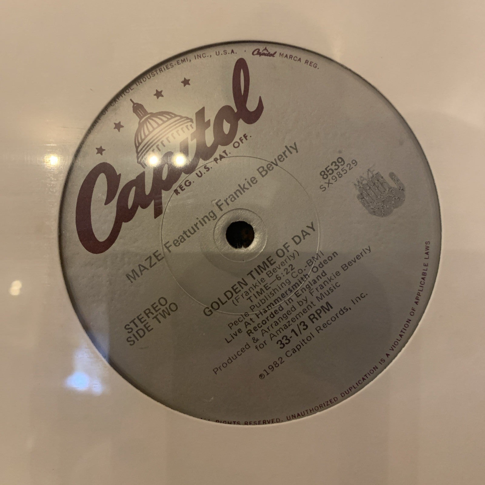 Maze Ft. Frankie Beverly – Before I Let Go  / Golden Time Of The Day - SEALED