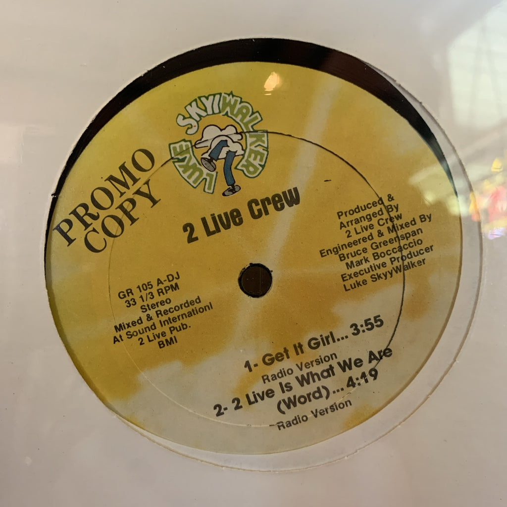 2 Live Crew – Get It Girl - 12” Sealed Promo Copy - MINT