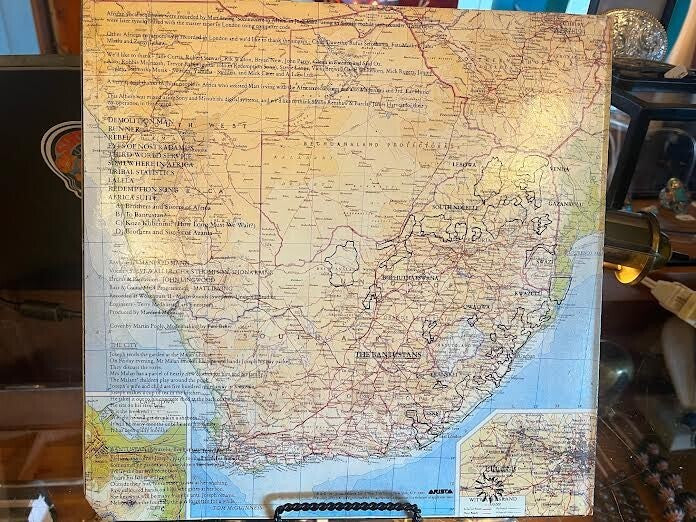 Manfred Mann's Earth Band ‎~  Somewhere In Afrika - 1983 Vinyl  12'' Lp.
