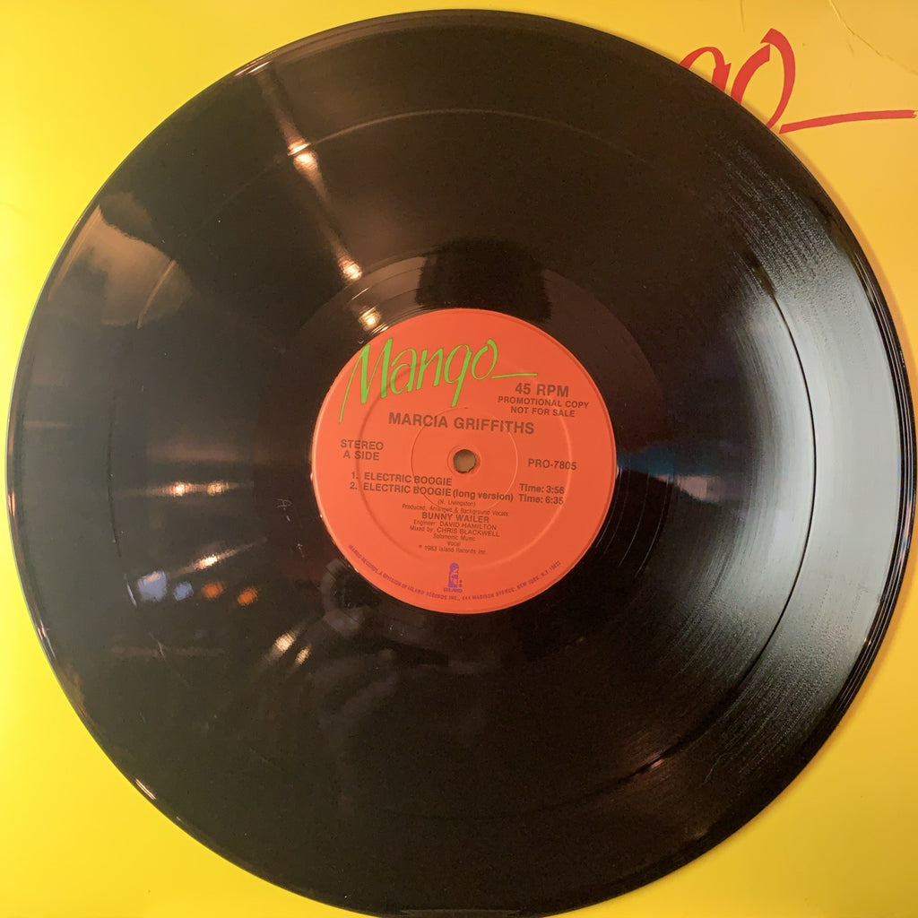 Marcia Griffiths ‎– Electric Boogie - Mango ‎– PRO-7805 - 12” Promo - NM (M-)