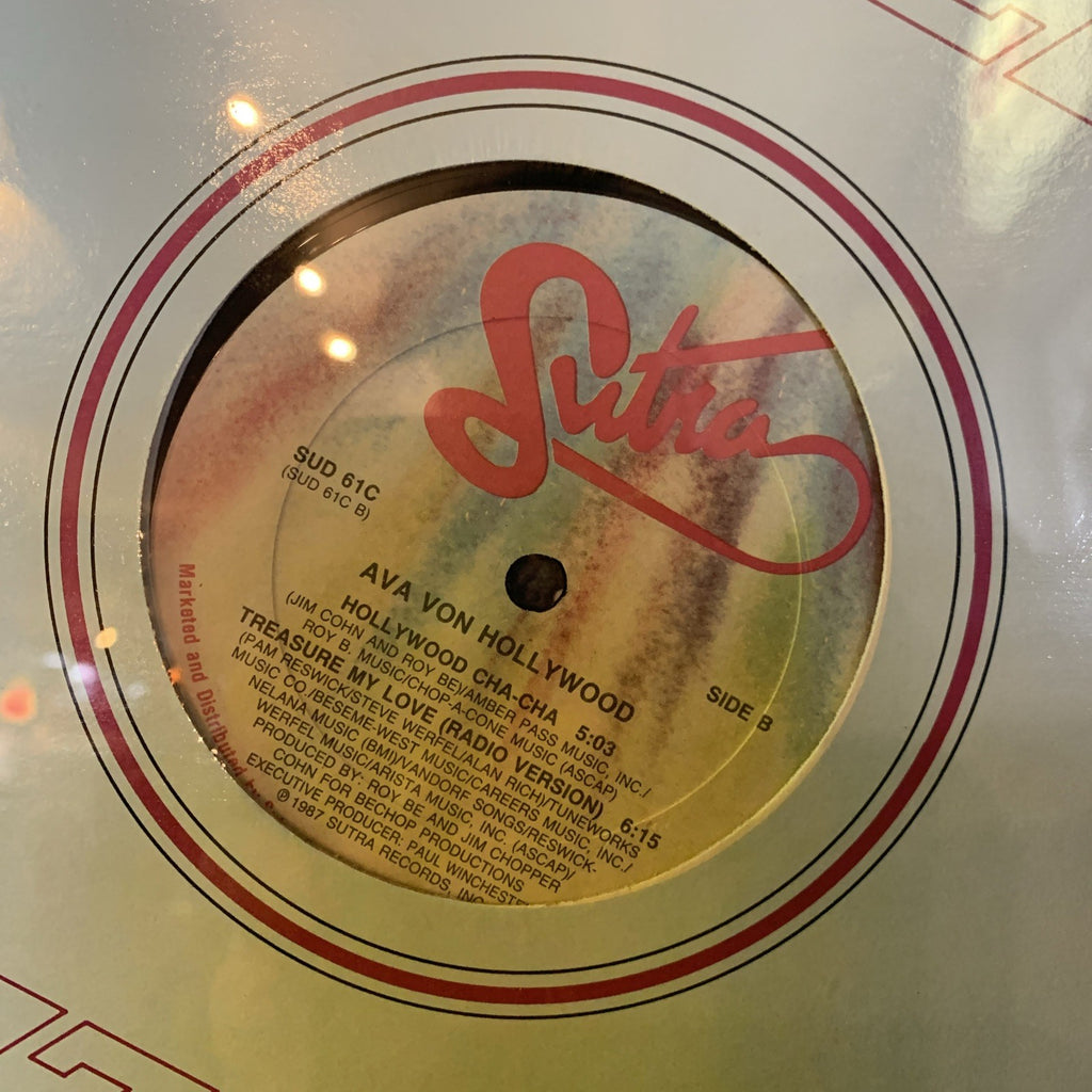 Ava Von Hollywood ‎– Treasure My Love -  Sutra Records ‎– SUD 61C - SEALED COPY