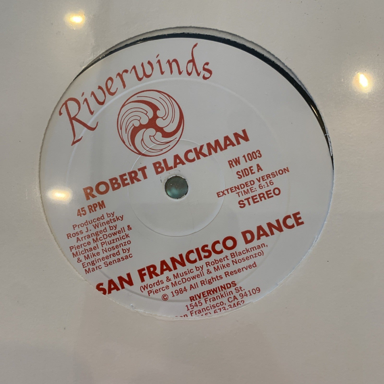 Robert Blackman ‎– San Francisco Dance - Original SEALED Copy!