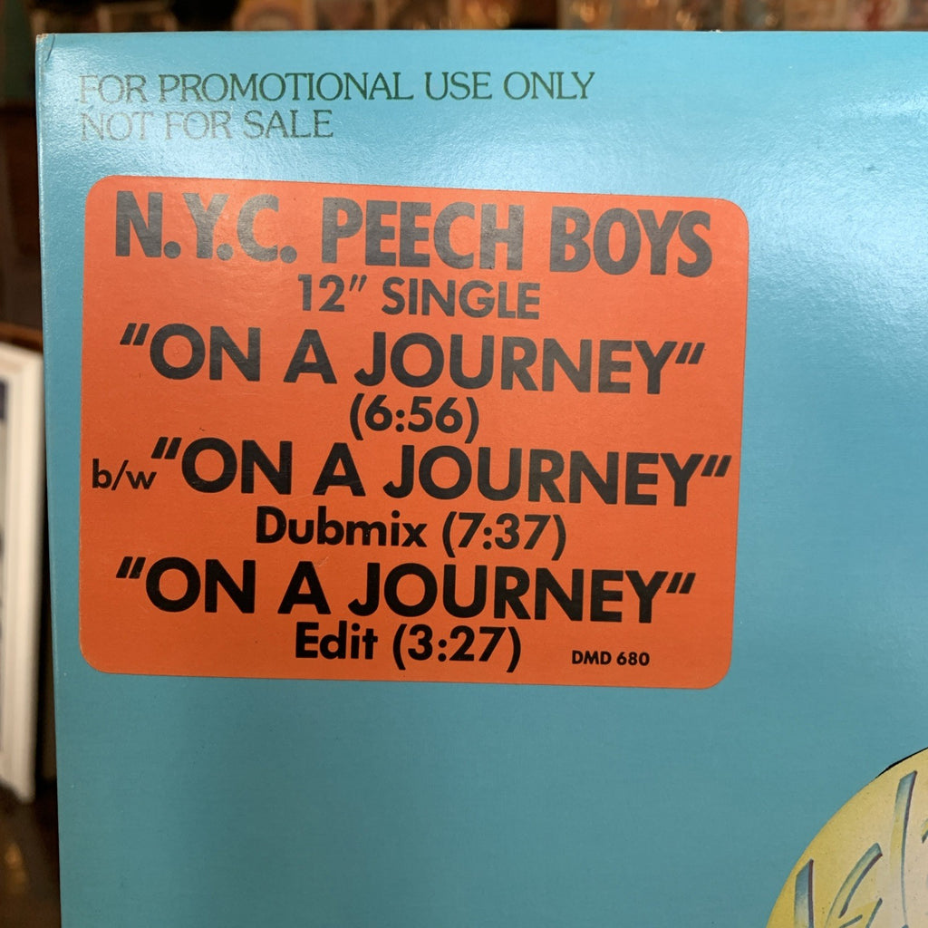 N.Y.C. Peech Boys ‎– On A Journey -  Island Records ‎– DMD 680 - 12” Promo - NM+