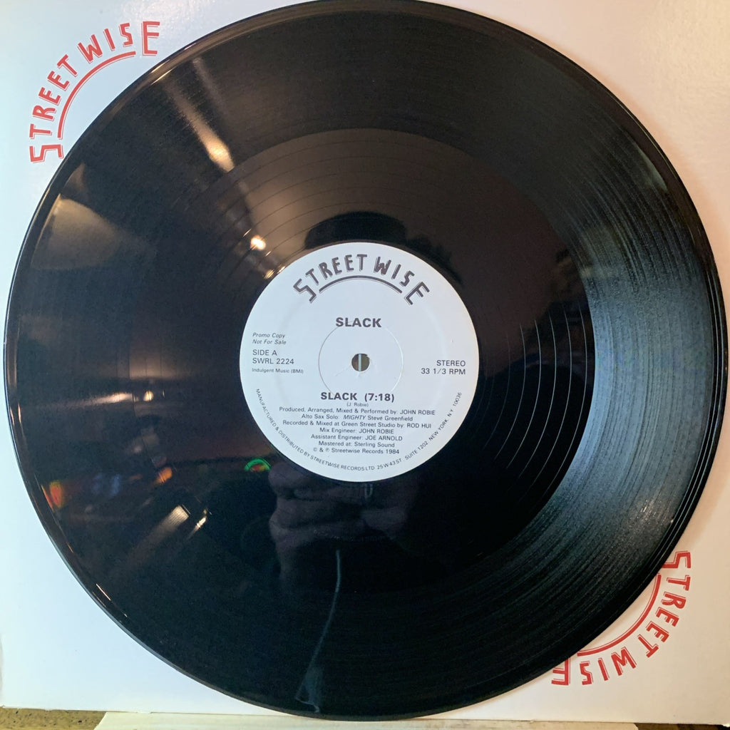 Slack ‎– Slack - Streetwise ‎– SWRL 2224 - 12” Promo - NEAR MINT+