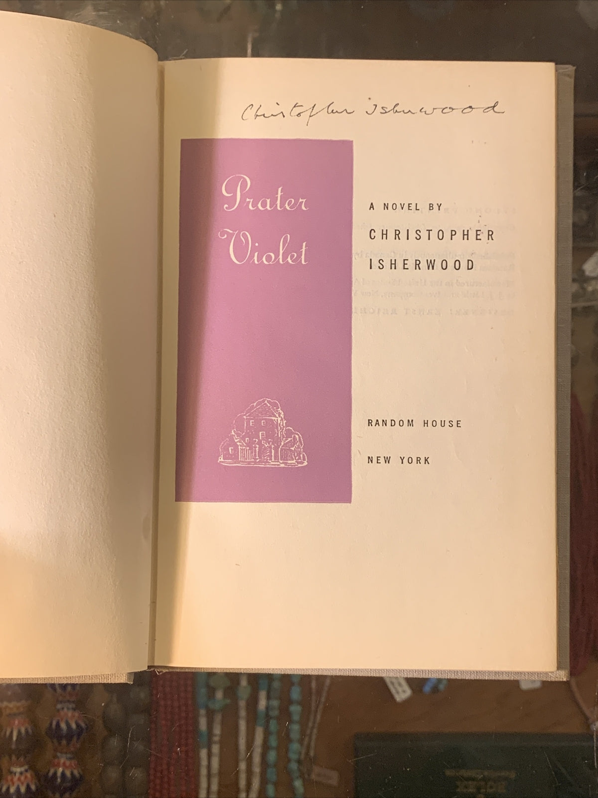 Christopher Isherwood Prater Violet Signed First Edition Second Printing 1945