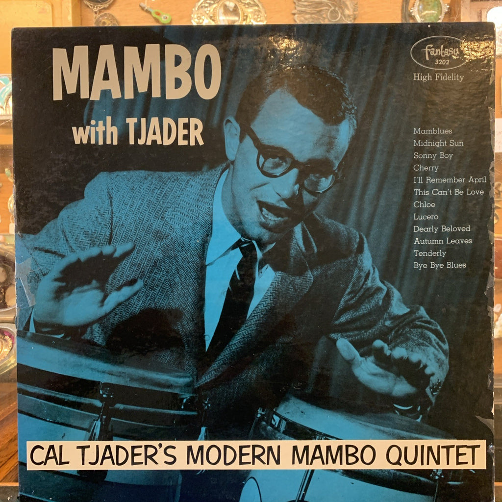 Cal Trader Vinyl Lot - Mambo With Tjader 1955 Mono Red Disc - Cal Tjader Quartet