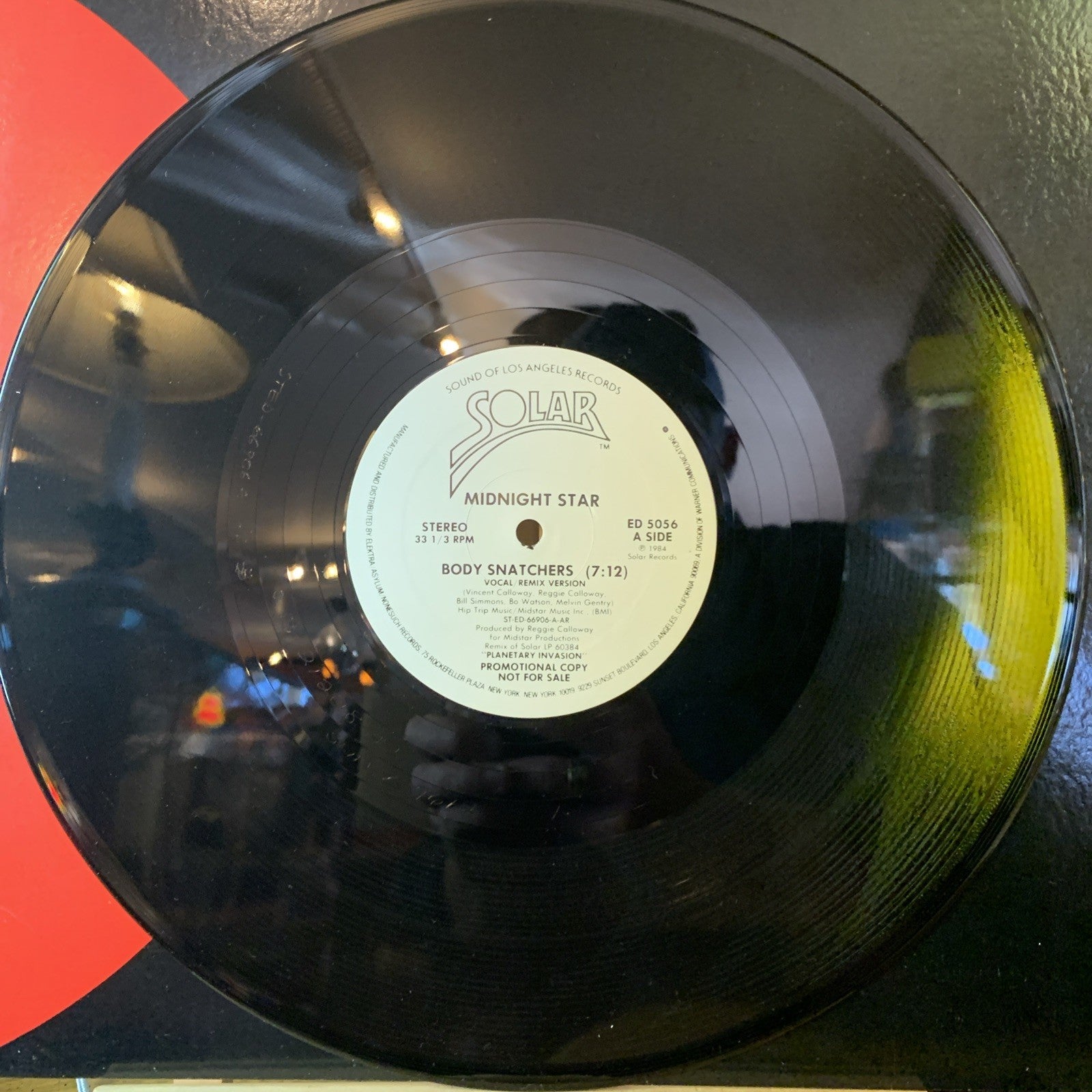 Midnight Star ‎– Body Snatchers -  Solar ‎– ED 5056 - 12” Promo - NEAR MINT+