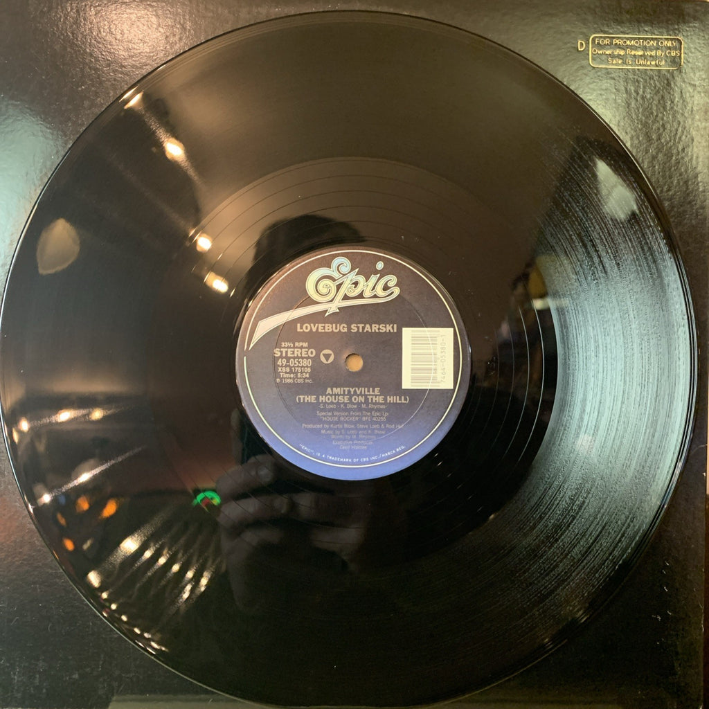 Lovebug Starski – Amityville (The House On The Hill) - Epic – 49-05380 - NM (M-)