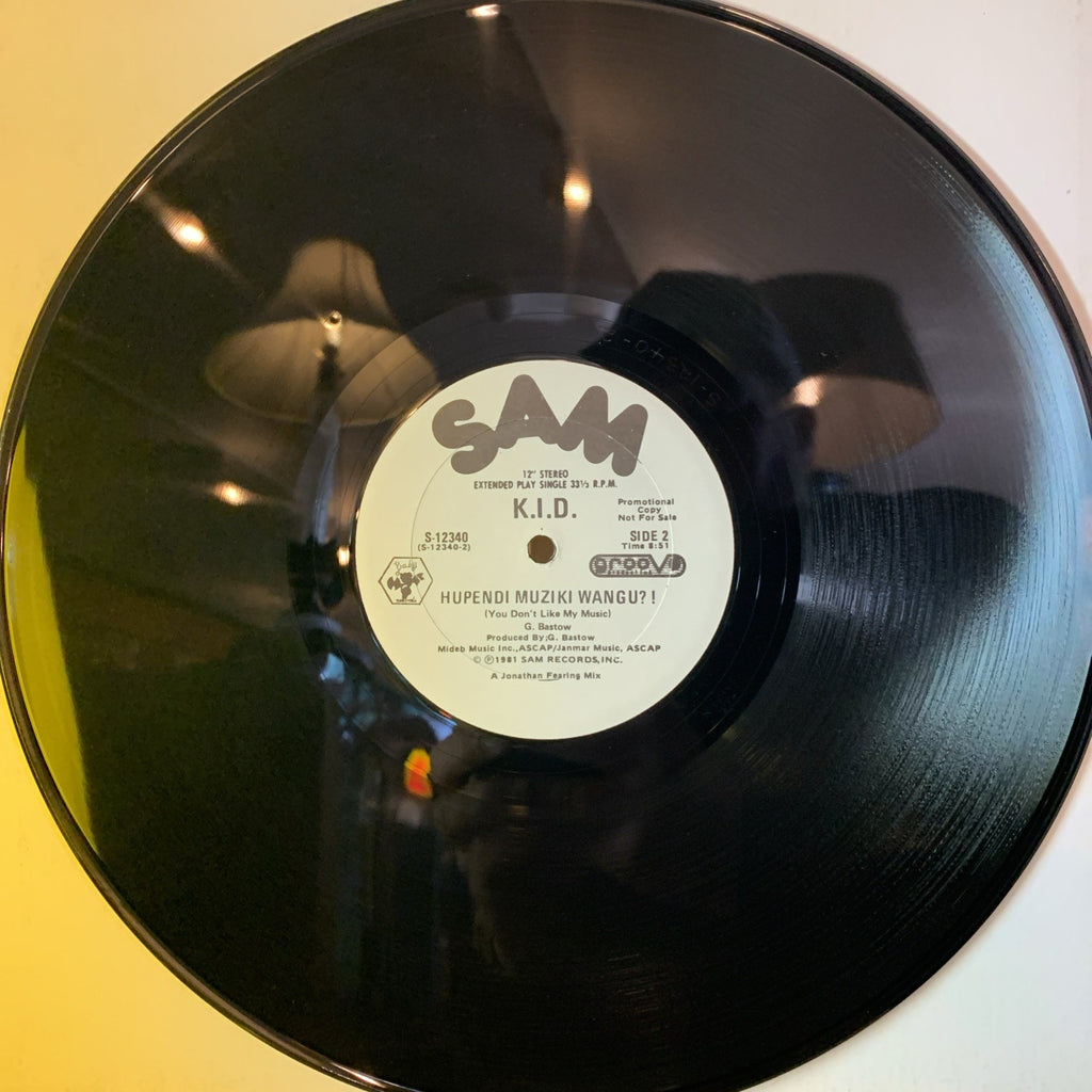 K.I.D. – Hupendi Muziki Wangu? ! / It's Hot - Sam Records – 12” Promo - NM (M-)