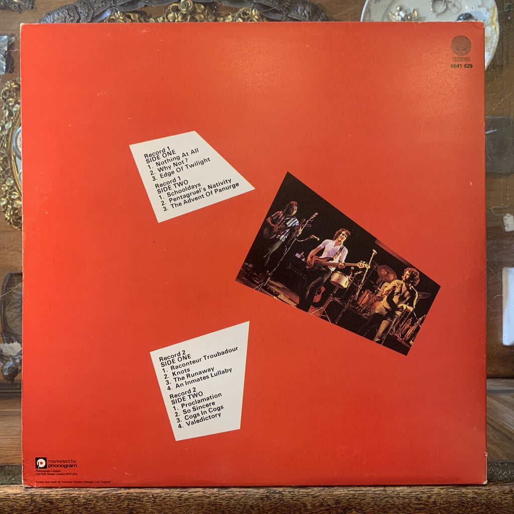 Gentle Giant Pretentious ORIGINAL SPACESHIP UK Vertigo LP Rare Import Sticker
