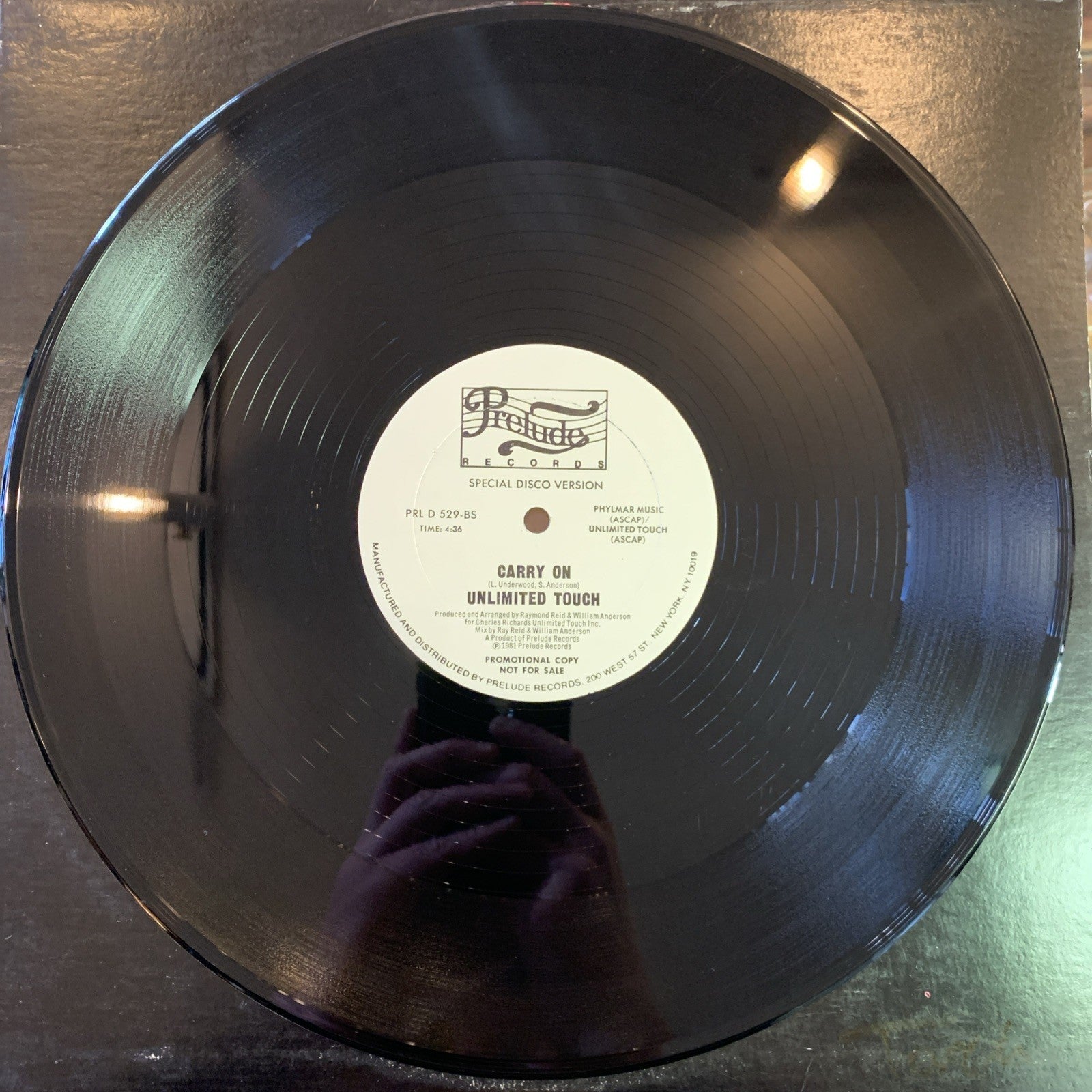 Unlimited Touch ‎– Searching To Find The One -  Prelude Records ‎- 12” Promo