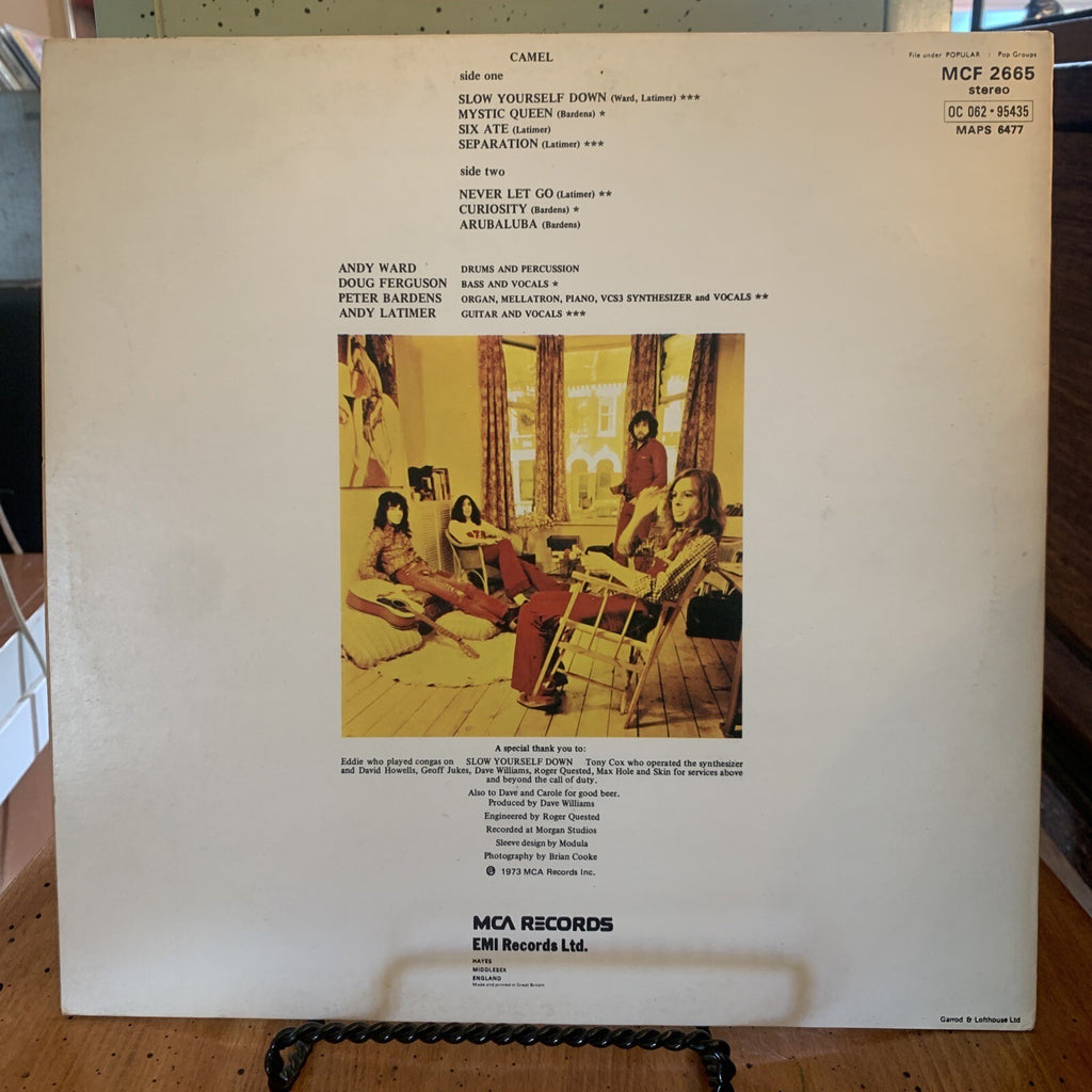Camel - Self Titled LP - MCF 2665 1974 UK RE - VG+/NM