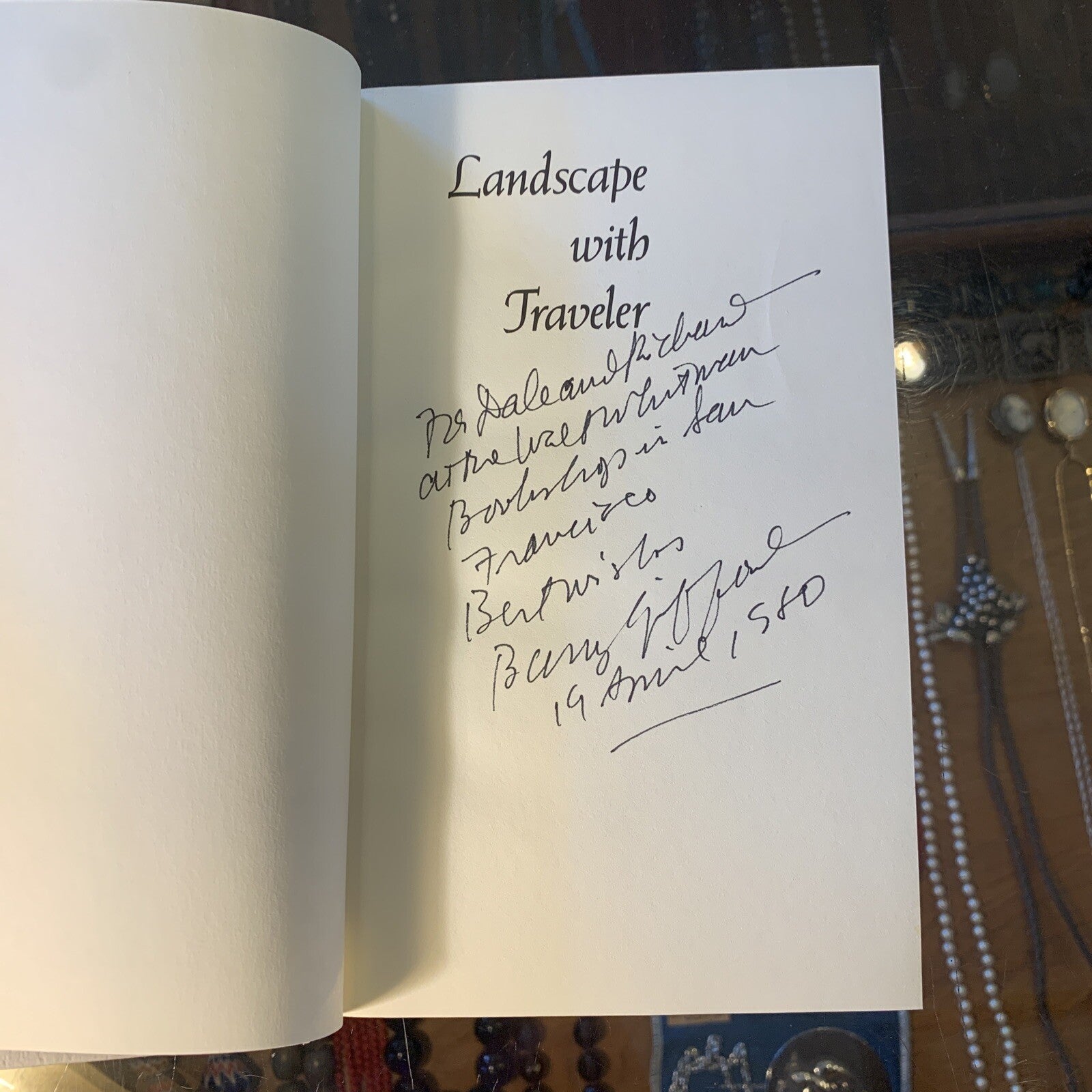 Landscape with Traveler by Barry Gifford Signed First Edition (1980)