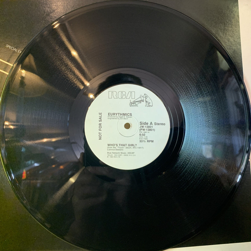 Eurythmics ‎– Who's That Girl? - RCA – JW-13801 - 12” Promo - NM(M-)