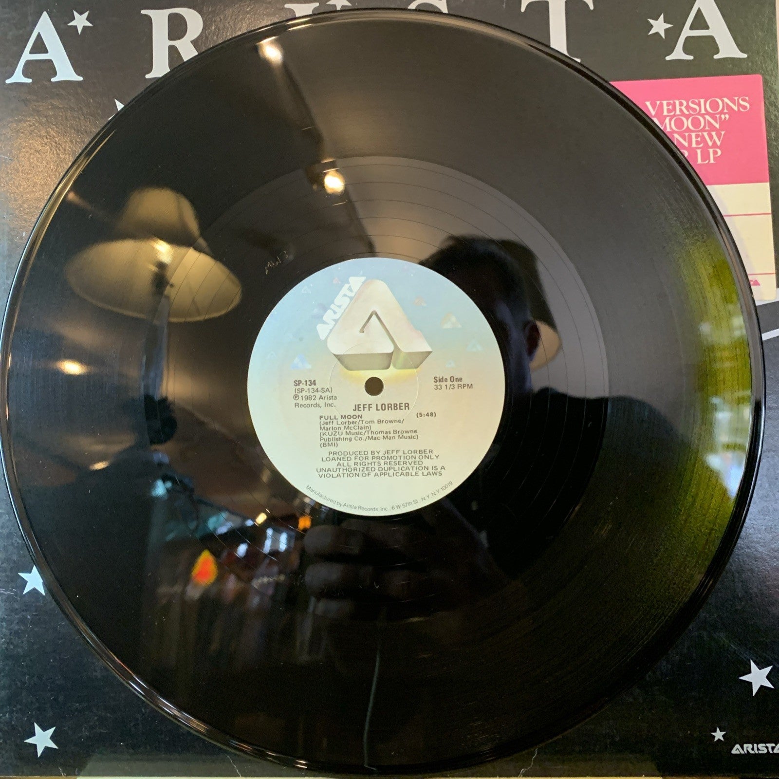 Jeff Lorber – Full Moon - Arista – SP-134 - 12” Promo - NEAR MINT (M-)