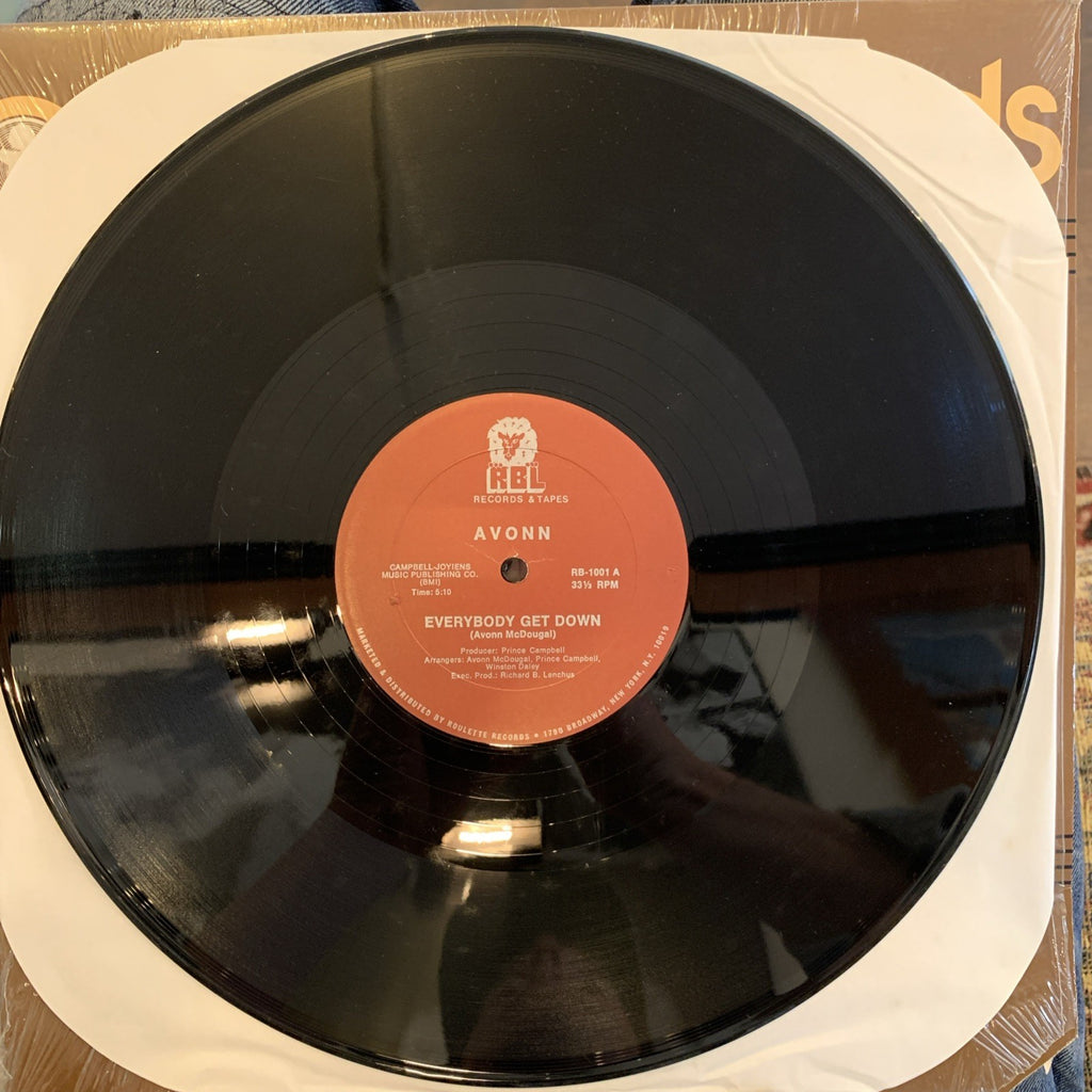 Avonn – Everybody Get Down - 12” Single - NEAR MINT