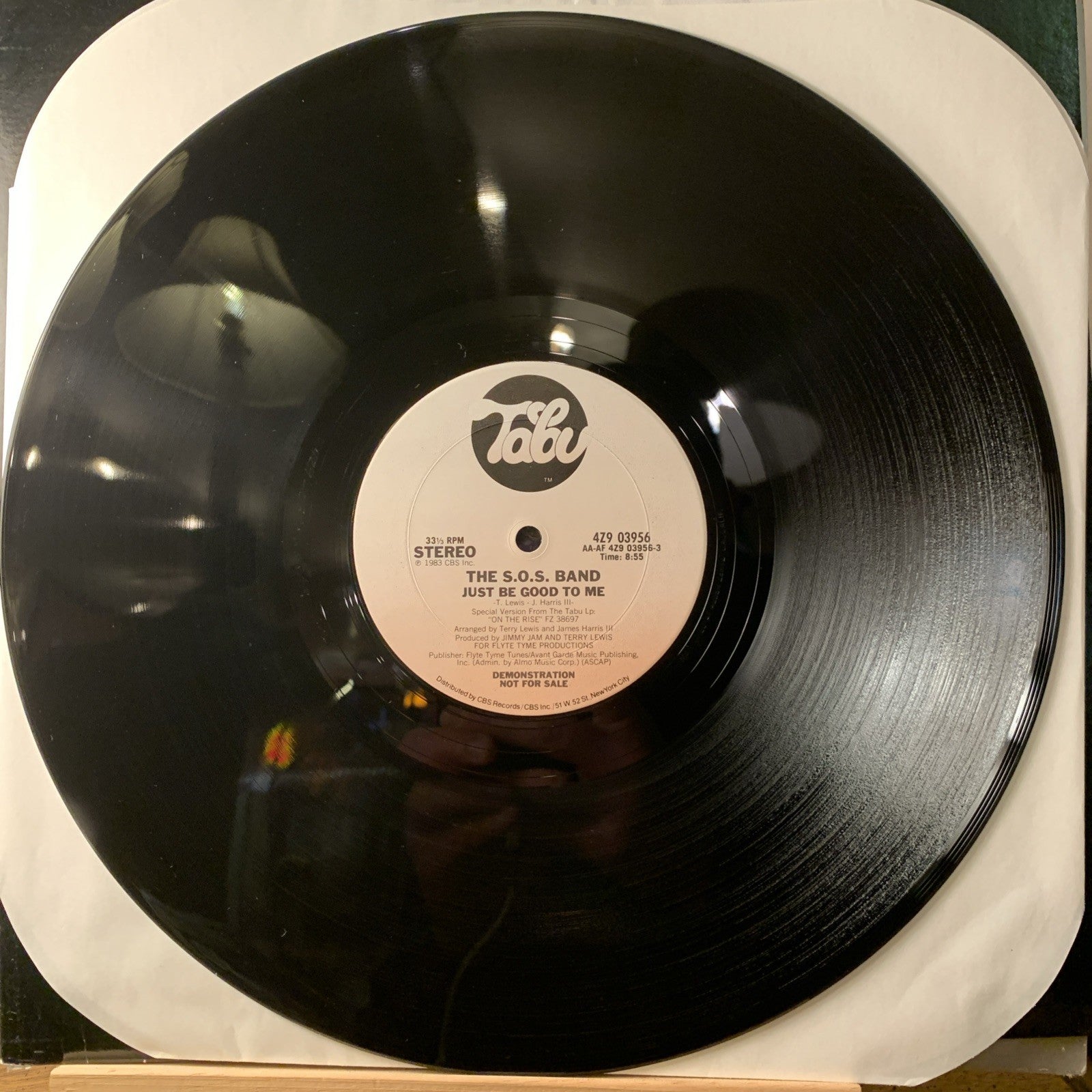 The S.O.S. Band ‎– Just Be Good To Me - Tabu Records ‎– 4Z9 03956 - 12” Promo NM