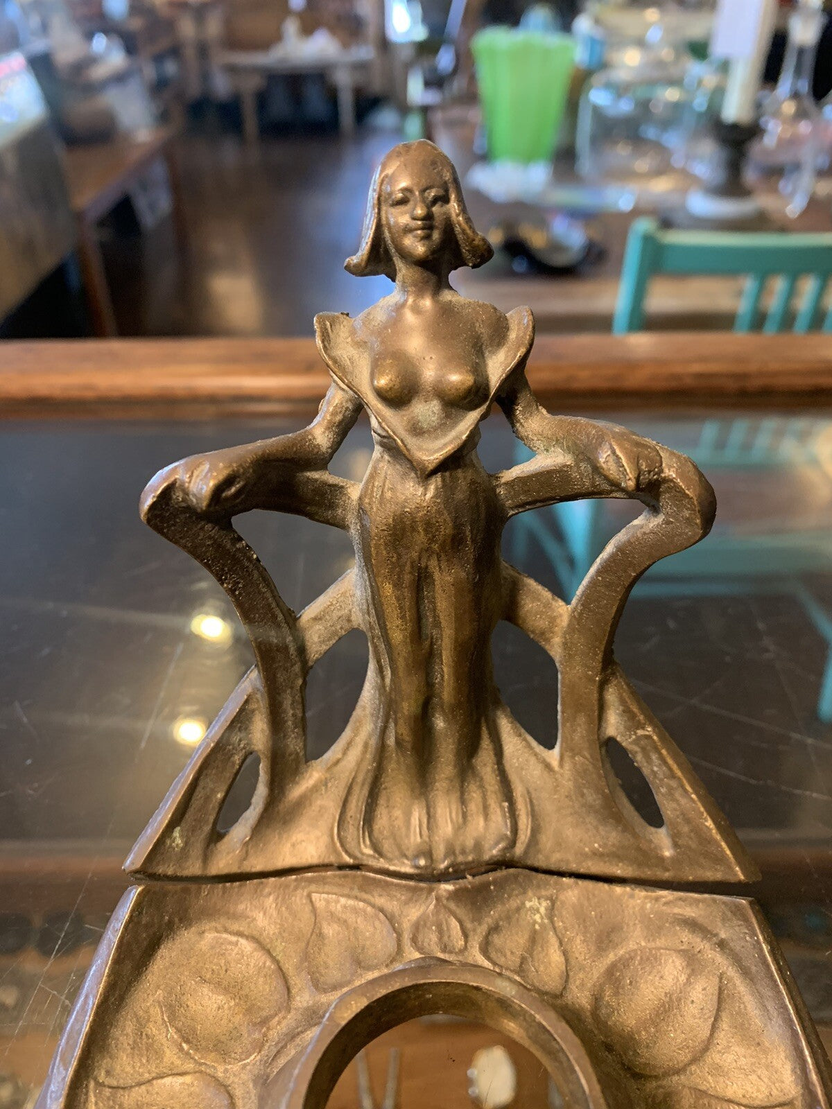 Bronze Cast Victorian Ink Well