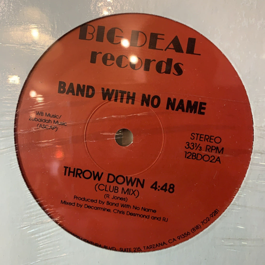 Band With No Name ‎– Throw Down - Big Deal Records – 12BD02 - SEALED