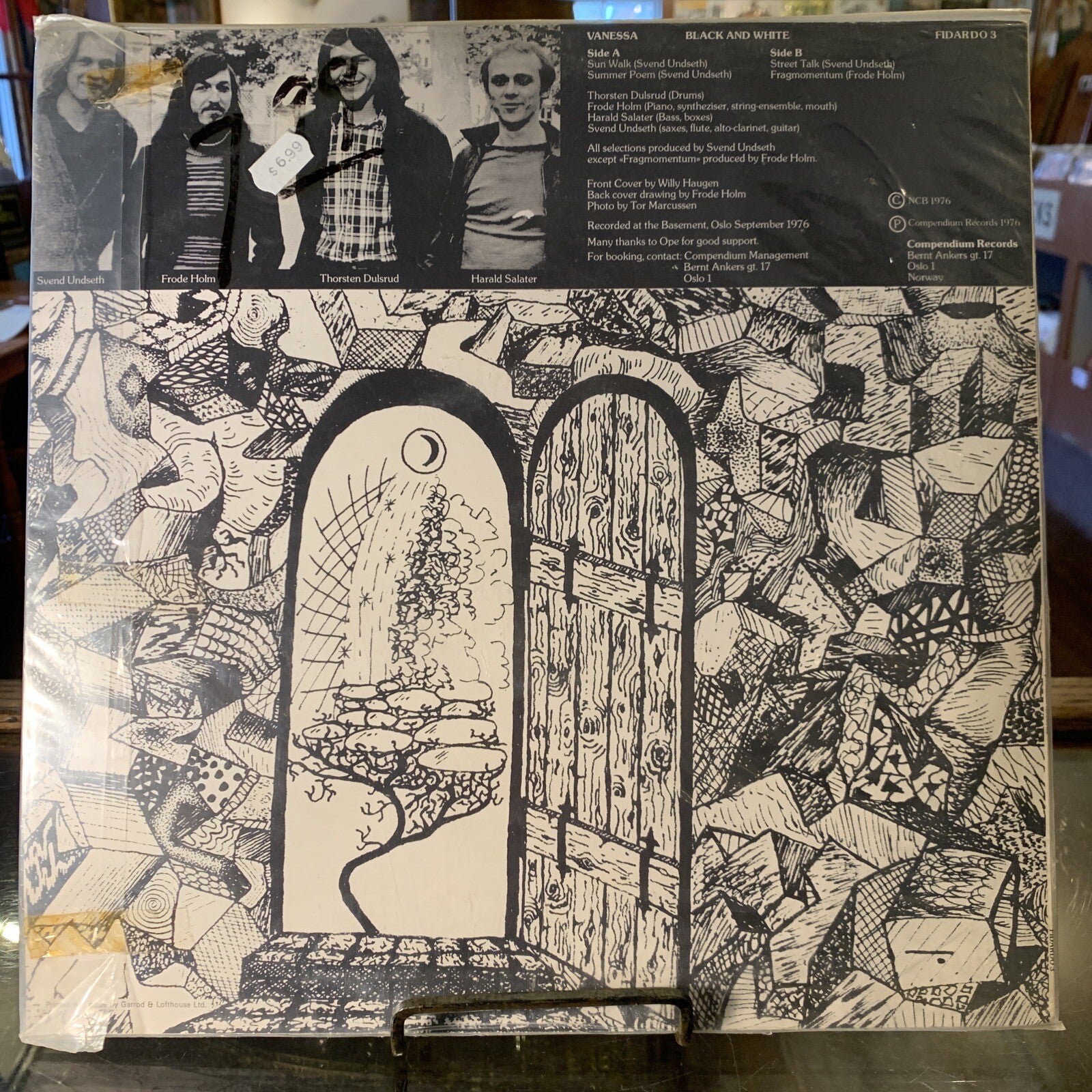 Vanessa Black And White SEALED OG 1ST PRESS
