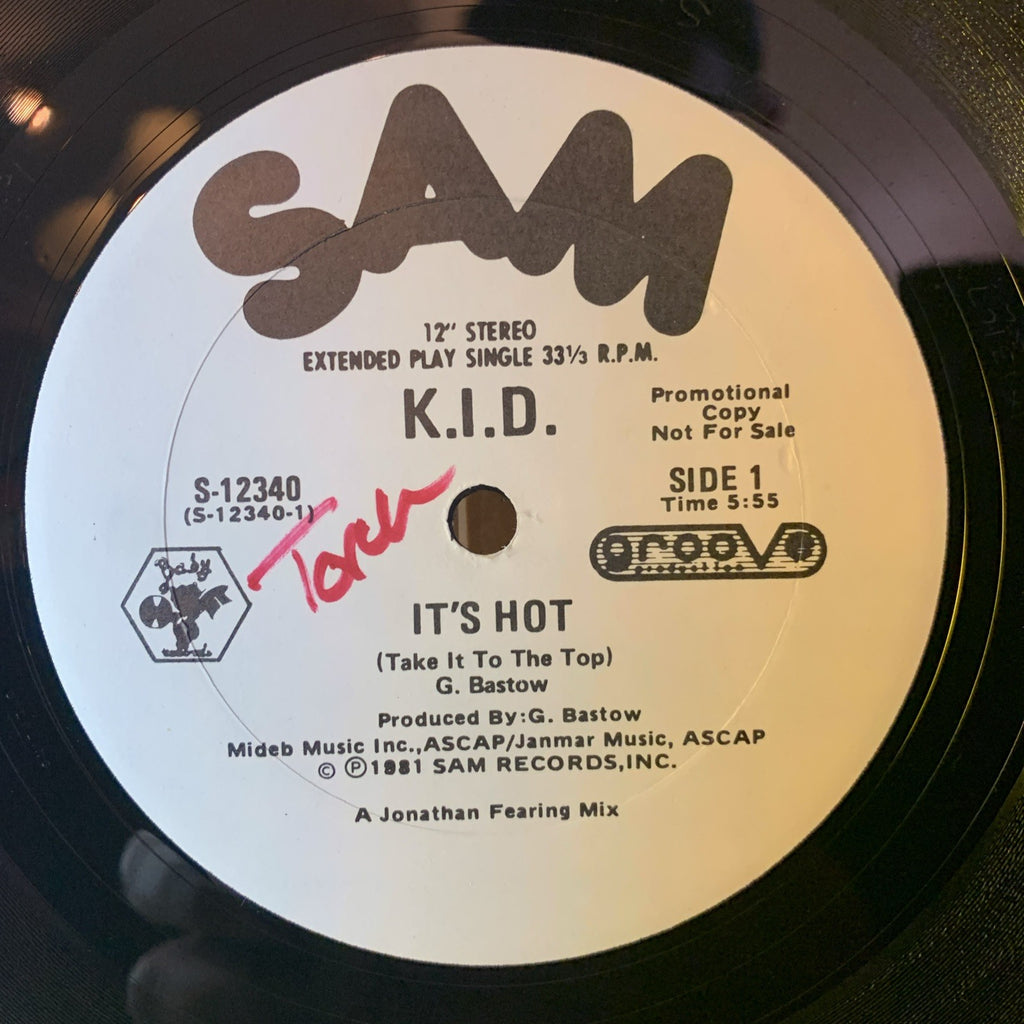 K.I.D. – Hupendi Muziki Wangu? ! / It's Hot - Sam Records – 12” Promo - NM (M-)